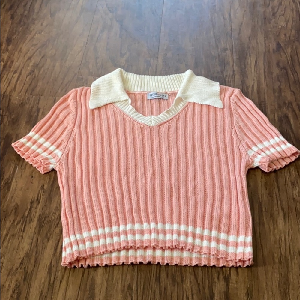 Stylish, sweater, modest, crop-top!